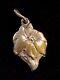 10k Antique Japanese Small Pendant Padua Antonio Medai Love Marriage Happiness