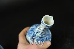 2 fine antique japanese Arita blue and white ewers circa 1700