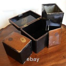 A Fine Quality Antique Japanese Lacquered Tea Caddy, Decorated With Lucky Coins