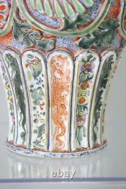 A Fine and Rare Signed Japanese Edo Meiji Porcelain Vase