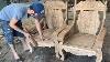 Amazing Techniques Carpenters Woodworking Skills Assembly An Antique Chairs In A Modern Style