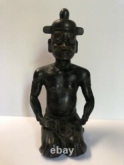 Antique 18th To 19th Century Bronze Metal Sculpture Icon Japanese Chinese Fine