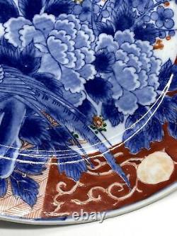 Antique Fine Meiji Period Japanese Imari Arita Porcelain Plate Aesthetic 10x12'