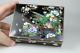 Antique Japanese 19th Century Cloisonne Enamel Hinged Box with Birds Very Fine