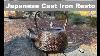 Antique Japanese Cast Iron Teapot Restoration