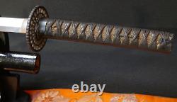 Antique Japanese Edo Period Katana Samurai Sword Hand Forged Temper Fine Tsuba