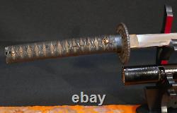 Antique Japanese Edo Period Katana Samurai Sword Hand Forged Temper Fine Tsuba