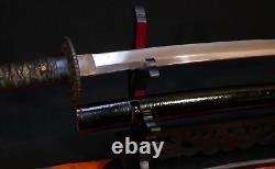 Antique Japanese Edo Period Katana Samurai Sword Hand Forged Temper Fine Tsuba