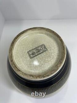 Antique Japanese Finely Hand Painted Satsuma Vase Ceramic Rare 15cm 1900