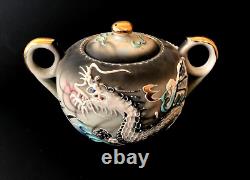 Antique Maruku Fine Porcelain Hand Painted Famous DRAGON WARE Tea Set Japan