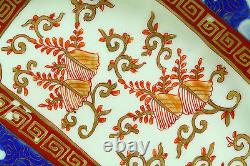 Antique Meiji Japanese Hand Painted Gilt IMARI Fine Porcelain Plate, Signed