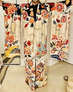Antique OBI KIMONO FINE Old Japanese Silk Embroidered CIRCA 1870 LOCAL PICK UP