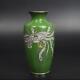 CLOISONNE PHOENIX Pattern Vase 4.8 inch Japanese Antique MEIJI Era Old Fine Art