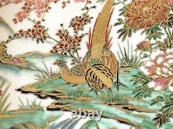Delightful Antique Japanese Meiji Period Satsuma Charger fine detail