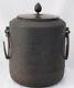 Early Showa Japanese Kama Iron Kettle Pot Fine Bronze Lid Tea Ceremony