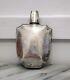 Excellent Japanese 950 Silver Curved and Hammered Spirit Flask WWII No Monogram