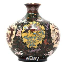 Extremely Fine Japanese Cloisonne Vase Att. Namikawa Yasuyuki