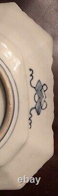 FINE! Antique Hand Painted Japanese Imari Square 10 Plate, Unsigned Stoneware