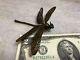 FINE Antique Japanese Articulated Bronze Dragonfly Dragon Fly Jizai Okimono