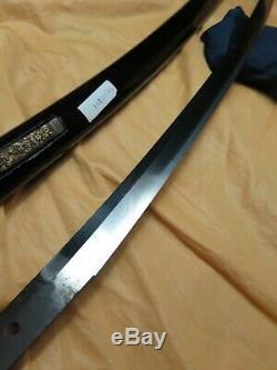 FINE HADA HAMON antique sword Katana Samurai Japanese fuchi seppa saya edo