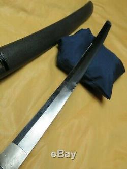FIne Koshirae + shinshinto edo antique Wakizashi sword Samurai Japanese fuchi
