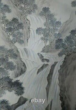 Fine 19th C Antique Japanese Scroll Painting