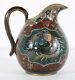 Fine 3.75 Japanese Cloisonne Meiji Tea Creamer Pitcher Flower Hoho Bird