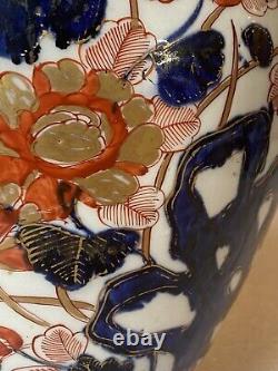 Fine Antique 18th or 19th C Japanese Imari Vase Striking Colors, 10