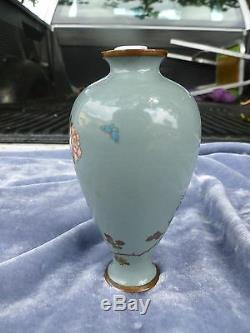 Fine Antique Diminutive Japanese Cloisonne Vase Circa 1900 As Is