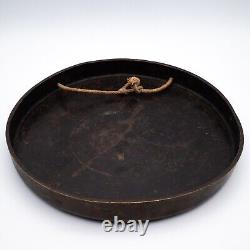 Fine Antique Japanese Bronze Gong With Ho-o Phoenix Bird Decoration Early 20th c