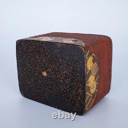 Fine Antique Japanese Gilt Lacquered Kobako Incense Box. Sumiakabako. Edo Period