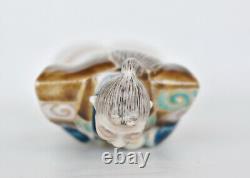 Fine Antique Japanese Meiji Kutani Porcelain Man Figurine