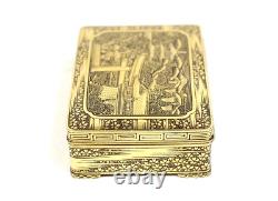 Fine Antique Japanese Meiji Period Komai Style Damascene Box