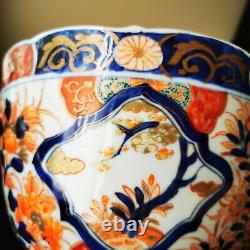 Fine Antique Japanese Porcelain Meiji Imari Large Panels Deep Bowl Detailed