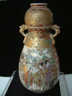 Fine Antique Japanese Satsuma Vase, Artist Marks, In Very Good Condition