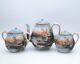 Fine Antique Japanese Yokohama Export Porcelain Tea Set Trio by Suzuki Company