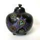 Fine Antique Meiji Japanese Cloisonne Tri Footed Censer