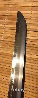 Fine Edo Period, Japanese, Mounted Unsigned Wakizashi Sword, Shigenobu tsuba