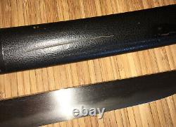 Fine Edo era Japanese Hirazukuri- Slab Sided Tanto Dagger, formal black mounts