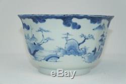 Fine Japanese Blue And White Porcelain Bowl Circa 1780