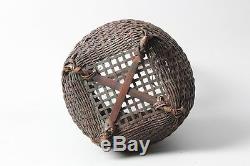 Fine Japanese Ikebana Bamboo Basket R37
