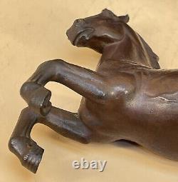 Fine Japanese Meiji Bronze Okimono Horse & Double Gourd