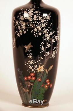 Fine Japanese Meiji Cloisonne Vase