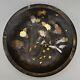 Fine Japanese Meiji Period Bronze Charger with Gold And Silver Inlay Signed