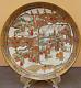 Fine Japanese Meiji Satsuma Bowl with Aristocrats & Floral Decorations