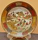 Fine Japanese Meiji Satsuma Bowl with Samurai & Floral Decorations, Signed