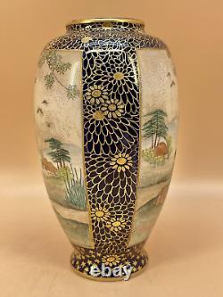 Fine Japanese Meiji Satsuma Vase Withvarious Designs, Signed