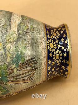 Fine Japanese Meiji Satsuma Vase Withvarious Designs, Signed