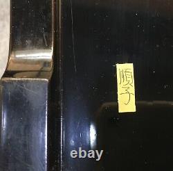 Fine Japanese Meiji Wood Lacquer Box with Nashiji, Signed