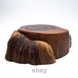 Fine Japanese Natural Gnarled Wood Kadai Stand for Bonsai or Ikebana Vase. 9x7
